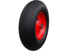 Kolo nafukovací, kovový disk, 400 mm, kulové ložisko 20x75 200 kg