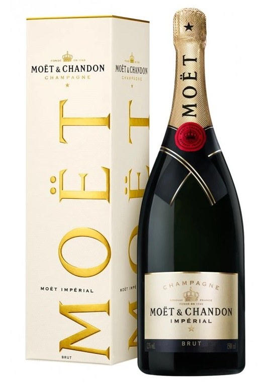 Šampus Moet&Chandon Imperial 1,5 l dárkové balení - Vína šumivá Bílé Brut