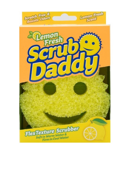 Houbička Scrub Daddy Fresh Lemon žlutá - Pomůcky ochranné a úklidové Pomůcky úklidové Hadry, utěrky, houbičky