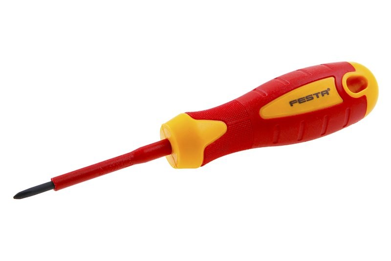Šroubovák elektro PZ3 x 150 mm VDE 1000 V CrV FESTA Šroubovák elektro PZ3 x 150 mm VDE 1000 V CrV FESTA - Nářadí ruční a elektrické, měřidla Nářadí ruční Šroubováky, šroub.sady, přísl.