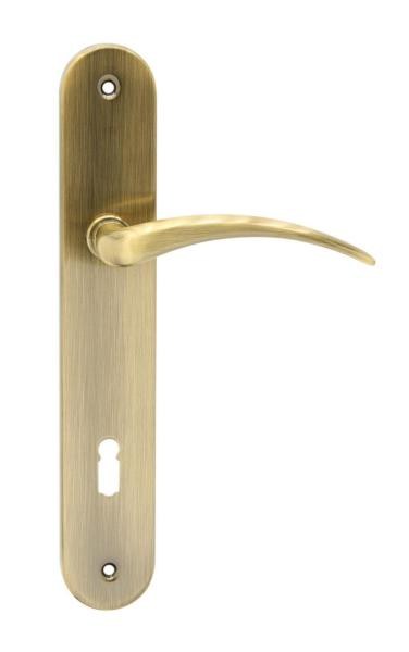 Kování interiérové MILENA klika/klika 72 mm klíč česaný bronz OFS Kování interiérové MILENA klika/klika 72 mm klíč česaný bronz OFS - Kliky, okenní a dveřní kování, panty Kování dveřní Kování dveřní mezip. chrom, nikl, nerez