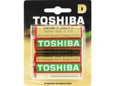 Baterie zinková D R20KG SP-2(A) TOSHIBA HEAVY DUTY (balení 2 ks)