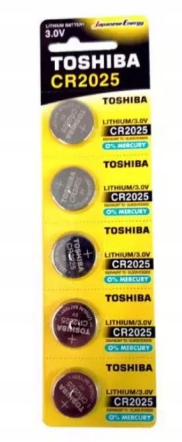 Baterie lithium CR2025 CP-5C TOSHIBA CR BUTTON (balení 5 ks) NEROZBALUJE SE Baterie lithium CR2025 CP-5C TOSHIBA CR BUTTON (balení 5 ks) NEROZBALUJE SE - Vybavení pro dům a domácnost Baterie - monočlánky, příslušenství