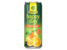 Džus 100% pomeranč 0,33 l Happy day plechovka