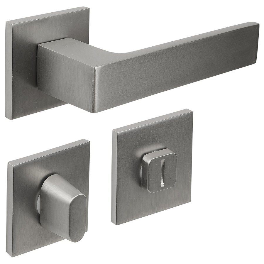 Kování rozetové RK.E36.MILANO.WC.NIMAT, klika/klika WC nikl matný Kování rozetové RK.E36.MILANO.WC.NIMAT, klika/klika WC nikl matný - Kliky, okenní a dveřní kování, panty Kování dveřní Kování dveřní mezip. chrom, nikl, nerez