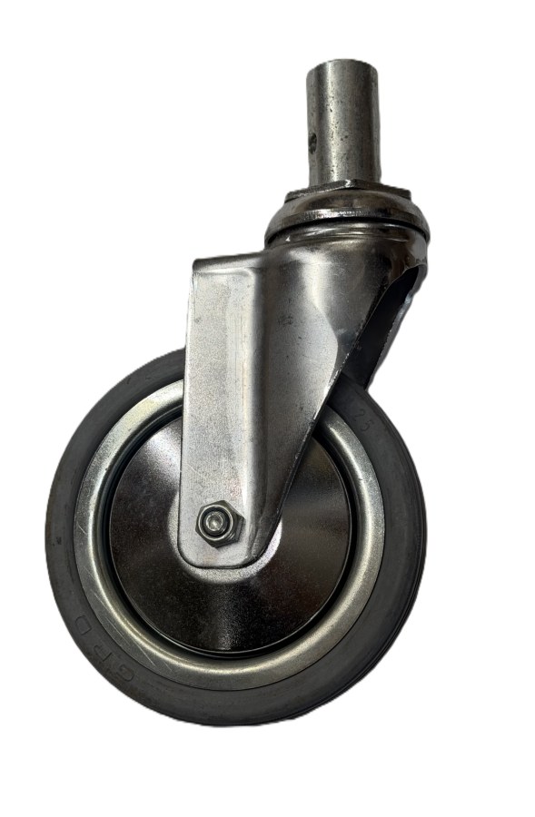Kolečko otočné s čepem 2-866 125 mm - Žebříky, manipul.technika, kolečka Kolečka, kluzáky Kolečka pojezdová