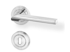 Kování rozetové Nika-R klika/klika klíč efekt nerez