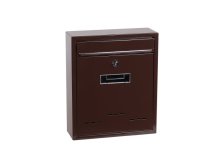 Schránka poštovní malá 31 x 26 x 9 cm hnědá