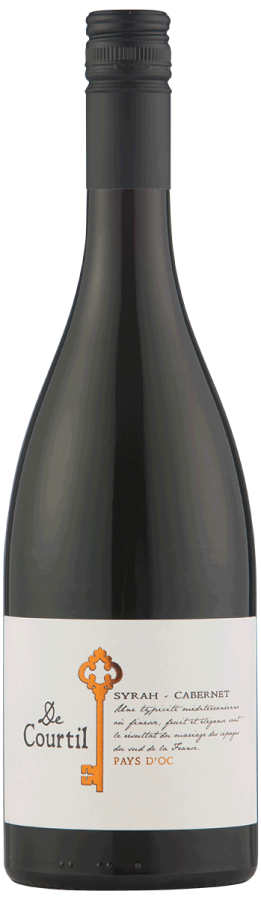 Víno SYRAH-CABERNET COURTIL 2024 IGP 75 CL, alk. 14%, červené, suché Víno SYRAH-CABERNET COURTIL 2024 IGP 75 CL, alk. 14%, červené, suché - Víno tiché Tiché Červené