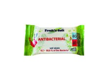 Ubrousky vlhčené antibakteriální 15 ks Fresh n Soft