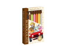 Pastelky z belgické mléčné čokolády 100 g ZOO