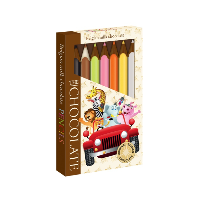 Pastelky z belgické mléčné čokolády 100 g ZOO Pastelky z belgické mléčné čokolády 100 g ZOO - Delikatesy, dárky Čokolády, bonbony, sladkosti