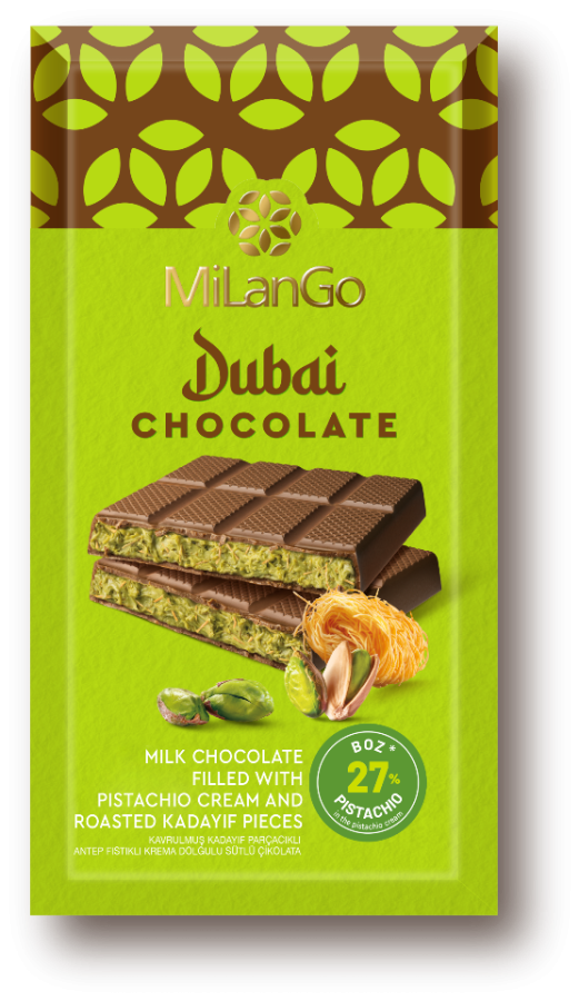Čokoláda dubajská Solen 122 g Čokoláda dubajská Solen 122 g - Delikatesy, dárky Čokolády, bonbony, sladkosti