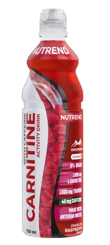 Nápoj CARNITINE ACTIVITY drink WITH coffeine 750 ml malina (sycený) - Delikatesy, dárky Delikatesy