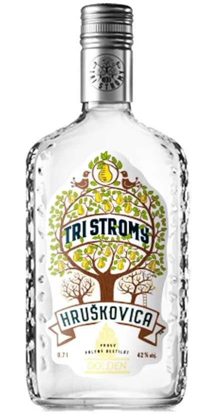 Pálenka Hruškovice Tři stromy 0,7 l, 42 % - Whisky, destiláty, likéry Pálenka