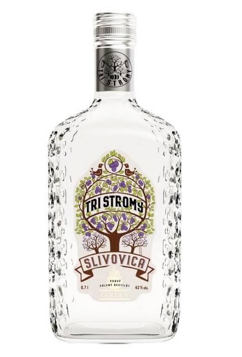 Pálenka Slivovice Tři stromy 0,7 l, 42 % - Whisky, destiláty, likéry Pálenka