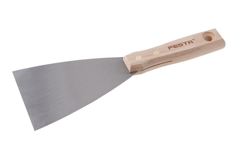 Špachtle ocel FESTA 100mm Špachtle ocel FESTA 100mm - Zednické nářadí, zahrada, nádoby Nářadí a pomůcky zednické Stěrky, škrabky, spárovačky
