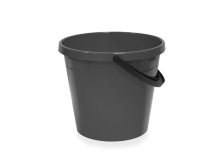 Vědro 12 l bez výlevky plast antracit