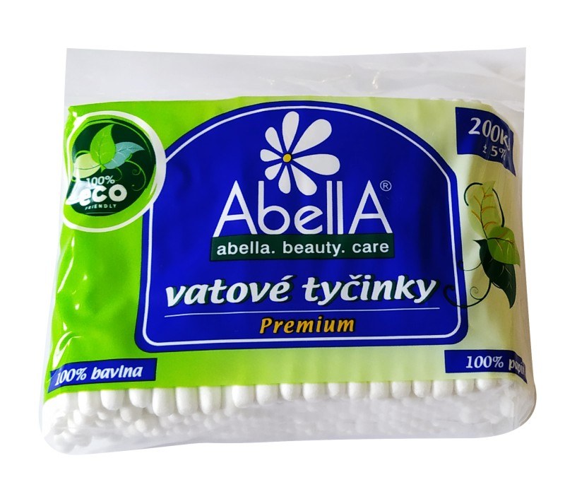 Tyčinka vatová PREMIUM 200 ks zip Tyčinka vatová PREMIUM 200 ks zip - Pomůcky ochranné a úklidové Pomůcky úklidové Hadry, utěrky, houbičky