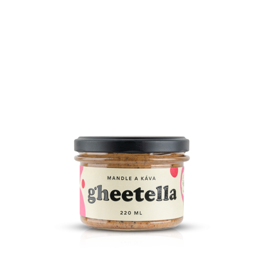 Pomazánka Gheetella® mandle & káva 220 ml Pomazánka Gheetella® mandle & káva 220 ml - Delikatesy, dárky Delikatesy