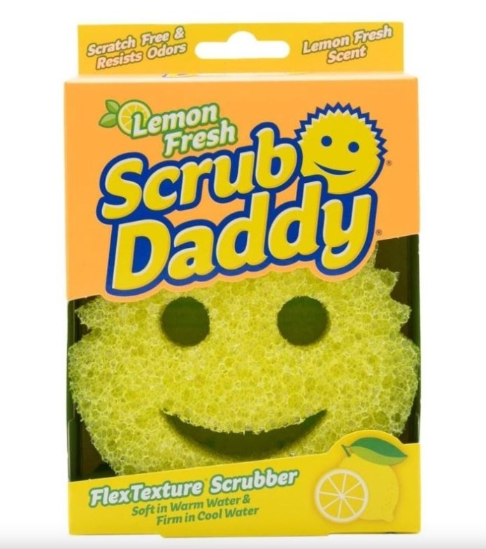Houbička Scrub Daddy Fresh Lemon žlutá Houbička Scrub Daddy Fresh Lemon žlutá - Pomůcky ochranné a úklidové Pomůcky úklidové Hadry, utěrky, houbičky
