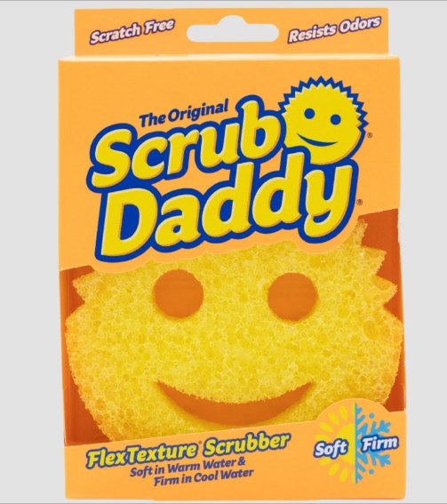 Houbička Scrub Daddy originál žlutá Houbička Scrub Daddy originál žlutá - Pomůcky ochranné a úklidové Pomůcky úklidové Hadry, utěrky, houbičky