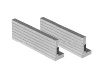 Vložky čelisti York MCL 125 H AL s magnetem šíře 125 mm povrch hliníkový (pár)