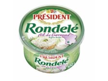 Sýr Rondelé s česnekem a bylinkami 100 g PRÉSIDENT (LE55888)
