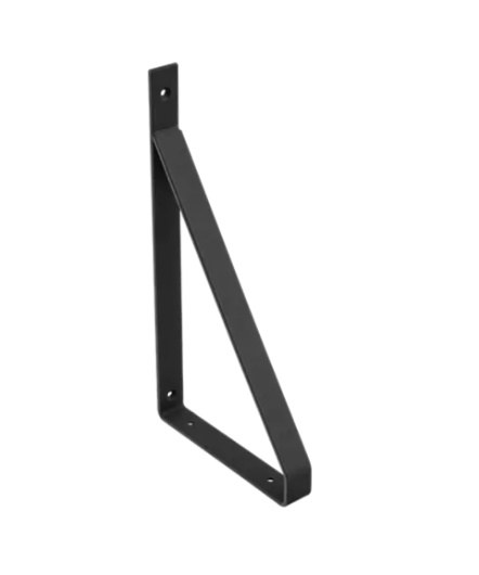 Konzole WFE 220 C 220 x 300 x 25 x 4 mm černá Konzole WFE 220 C 220 x 300 x 25 x 4 mm černá - Vybavení pro dům a domácnost Podpěry, konsole nábytkové, držáky