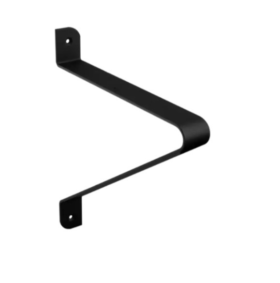 Konzole WFV 250 C 250 x 220 x 30 x 3 mm černá - Vybavení pro dům a domácnost Podpěry, konsole nábytkové, držáky