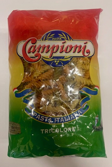 Těstoviny vřetena barevná 500 g Campi Těstoviny vřetena barevná 500 g Campi - Delikatesy, dárky Delikatesy