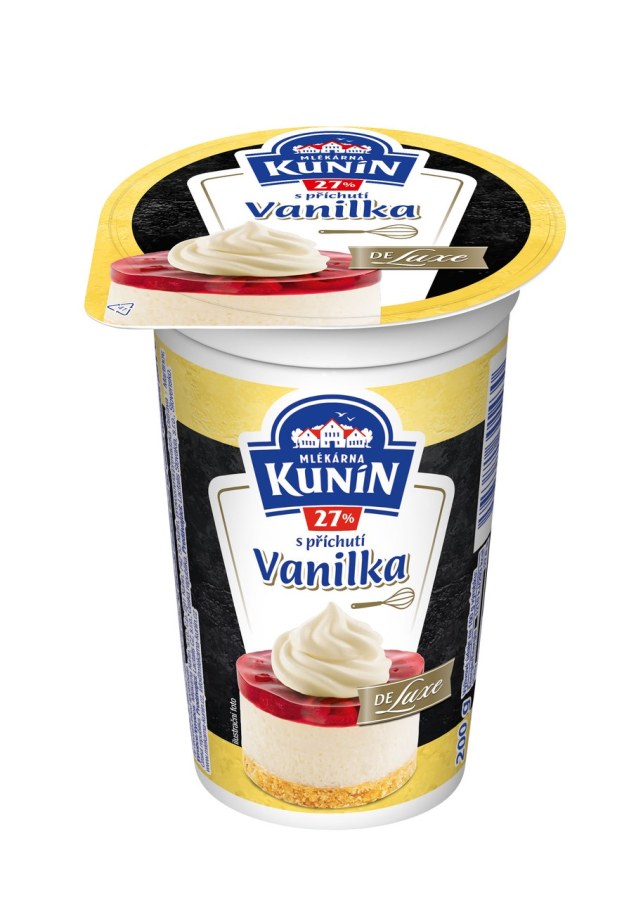 Smetana ke šlehání vanilka 27% 200 g KUNÍN Smetana ke šlehání vanilka 27% 200 g KUNÍN - Delikatesy, dárky Ostatní delikatesy