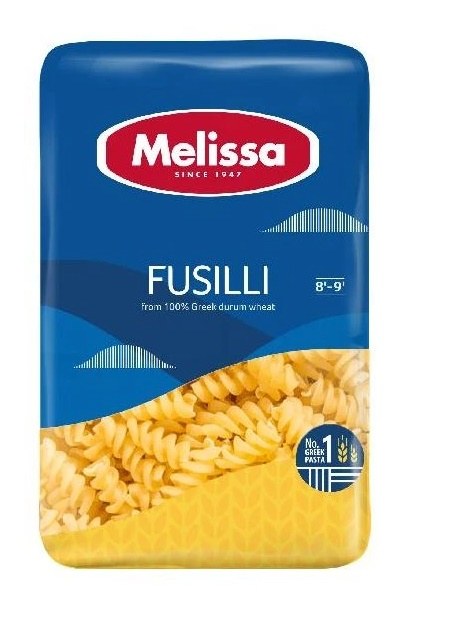Těstoviny řecké Fusilli vrtule 500 g MELLISA Těstoviny řecké Fusilli vrtule 500 g MELLISA - Delikatesy, dárky Ostatní delikatesy