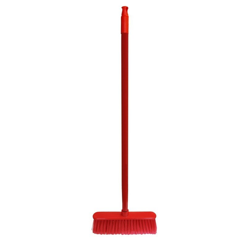 Smeták s tyčí ECONOMY 26/120 cm červený Smeták s tyčí ECONOMY 26/120 cm červený - Pomůcky ochranné a úklidové Pomůcky úklidové Smetáky, lopatky