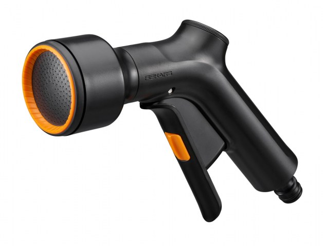 Pistole Solid, zavlažovací, multi, 1070837, FISKARS - Zednické nářadí, zahrada, nádoby Hadicové spojky, šroubení, spony Vodní, hadicové armatury Kropící a rozstřikovací zařízení