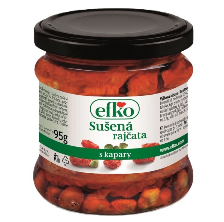 Rajčata sušená s kapary 175 g Rajčata sušená s kapary 175 g - Delikatesy, dárky Ostatní delikatesy