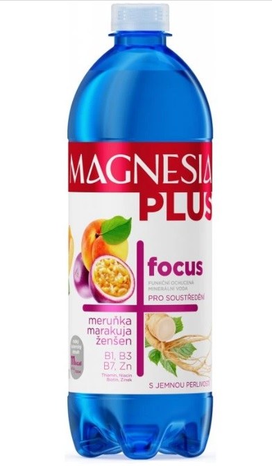 Voda minerální Magnesia Plus Focus 0,7 l - Delikatesy, dárky Káva, čaj, nealkoholické nápoje