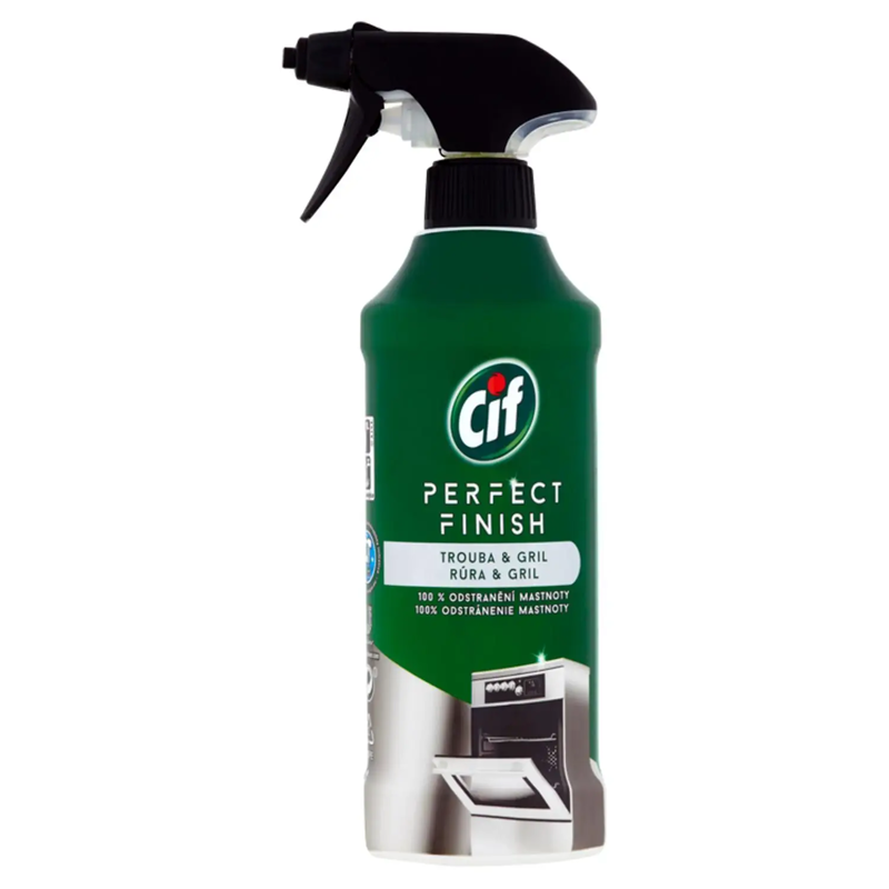 Sprej čistící Cif trouba a gril 435 ml Sprej čistící Cif trouba a gril 435 ml - Vybavení pro dům a domácnost Grily, krby, kamna a příslušenství