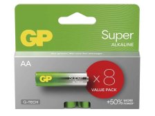 Baterie alkalická B01238 - GP SUPER AA (LR6) 8 ks NEROZBALUJE SE