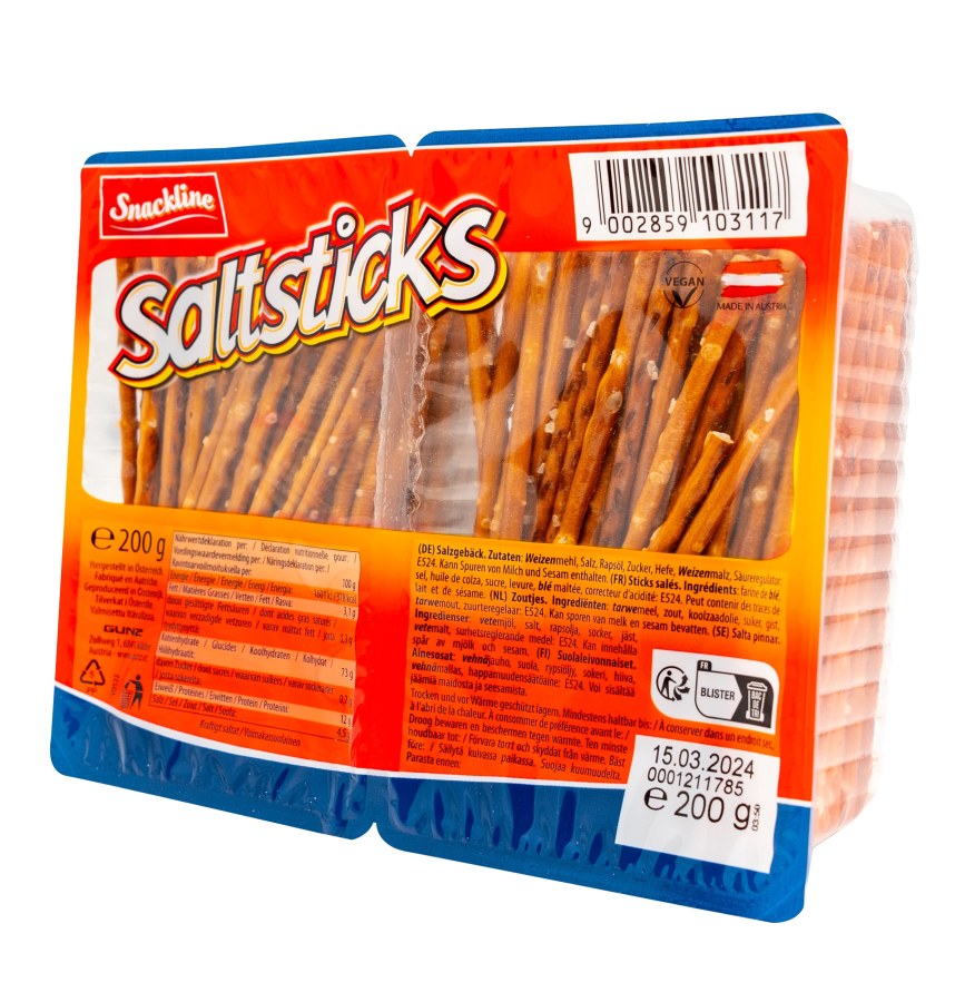 Tyčinky slané 200 g - Delikatesy, dárky Delikatesy
