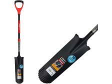 Rýč Strend Pro Premium RedShark, úzký, drenážní, se sklolaminátovou násadou D 1280 mm, záruka 10 r.