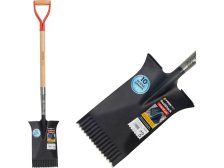Rýč Strend Pro Premium RedShark, rovný, s dřevěnou násadou D 1150 mm, záruka 10 r,