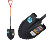 Rýč Strend Pro Premium RedShark, špičatý, s dřevěnou násadou D 1150 mm, záruka 10 r.