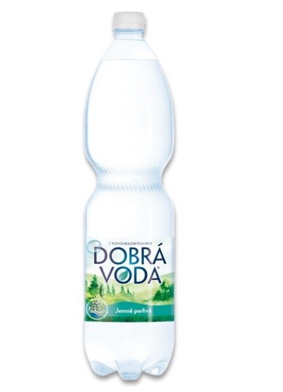 Voda minerální Dobrá voda jemně perlivá 1,5 l Voda minerální Dobrá voda jemně perlivá 1,5 l - Delikatesy, dárky Káva, čaj, nealkoholické nápoje