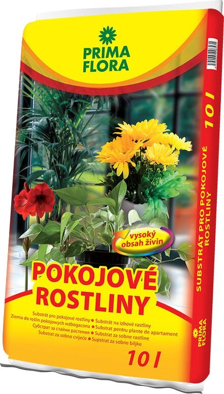 Substrát zahradnický pro pokojové rostliny 10 l Substrát zahradnický pro pokojové rostliny 10 l - Vybavení pro dům a domácnost Nábytek zahradní, květináče, truhlík