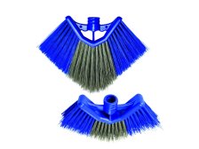 Smeták rohový modro-šedý