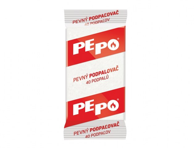 Podpalovač Pe-Po tuhý, 40 ks Podpalovač Pe-Po tuhý, 40 ks - Vybavení pro dům a domácnost Grily, krby, kamna a příslušenství