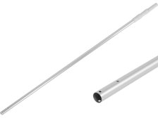 Tyč Strend Pro Pool, teleskopická násada pro síťku do bazénu, 150-450 cm, 0,8 mm, stříbrná