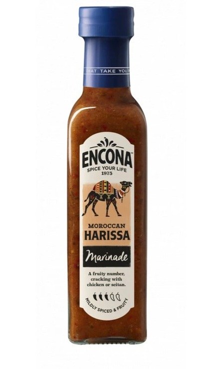 Marináda středně ostrá ovocno-kořeněná Harissa 220 ml Encona - Delikatesy, dárky Delikatesy