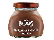 Chutney hruška, jablko a zázvor 100 g MRS BRIDGES